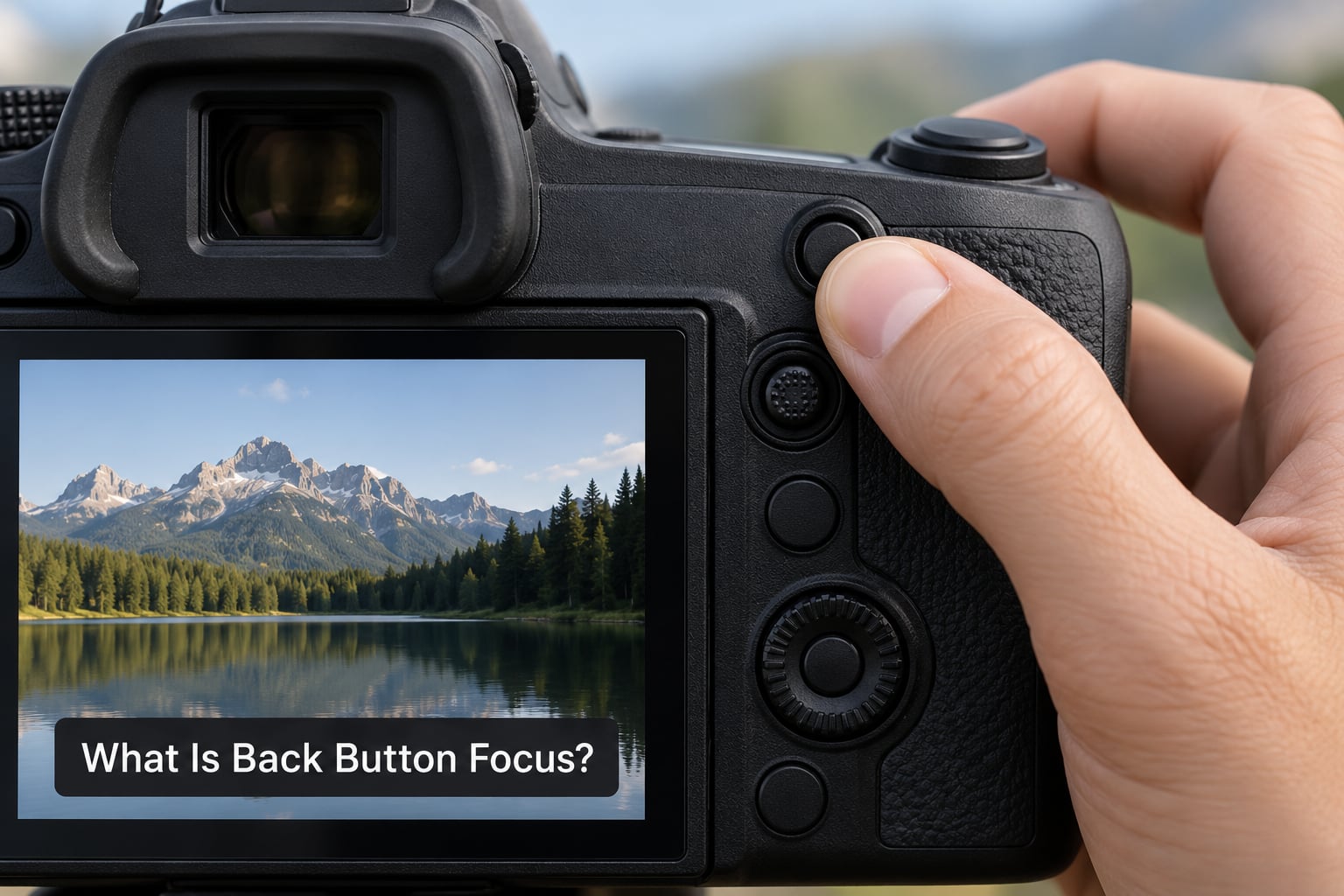 What Is Back Button Focus?