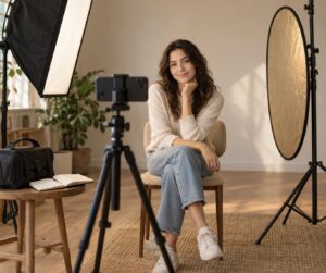 how to use a phone for behind the scenes content