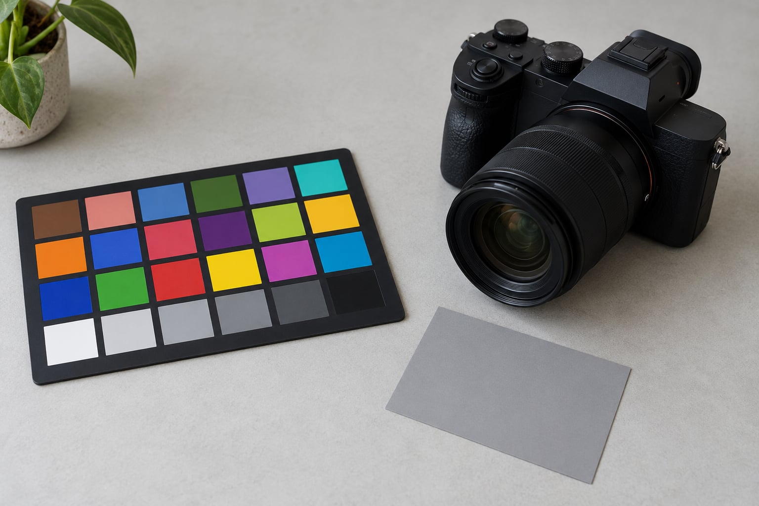 how to use a color checker in editing