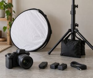 how to light a shoot alone without help