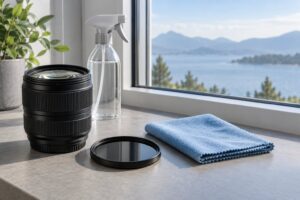 how to photograph through glass without reflections