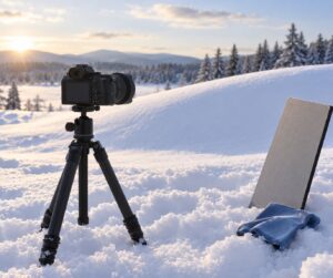 how to shoot portraits in snow without underexposing