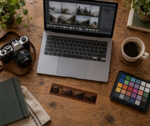 how to create a film look in lightroom