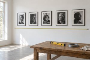 how to hang a photo show on a budget