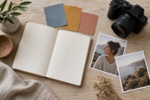 how to pick a color palette for a portrait series