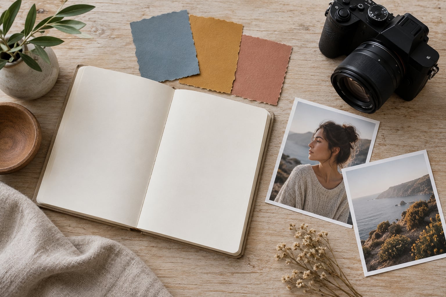 how to pick a color palette for a portrait series