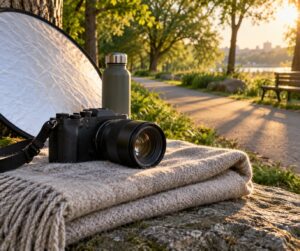 how to photograph a maternity session outdoors