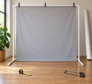 how to build a diy backdrop stand