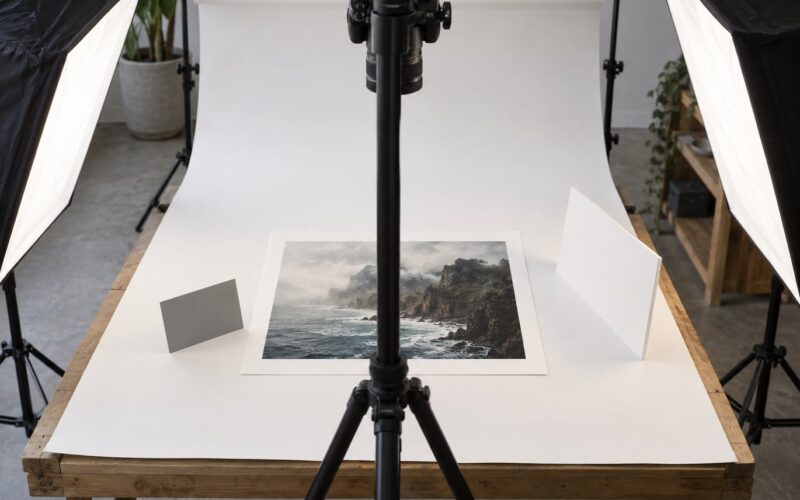 How to Photograph Your Own Prints for a Portfolio (October 2026)