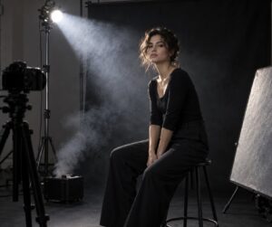 how to use smoke and fog in a portrait shoot