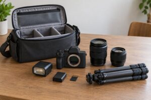 what to pack in a camera bag for a portrait session