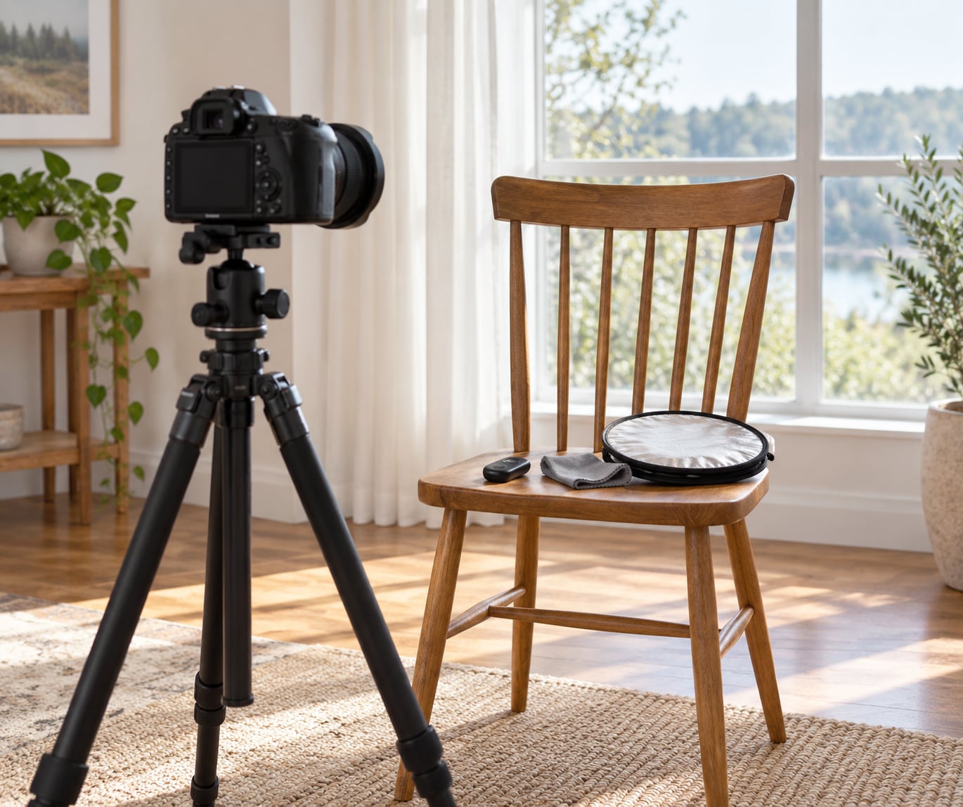 how to take self portraits with a tripod