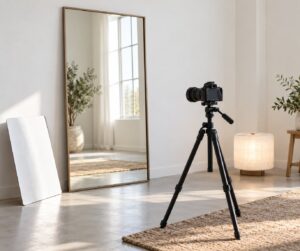 how to use mirrors in portrait photography