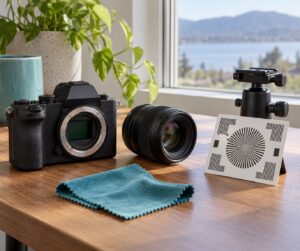 how to check a lens for back focus