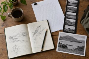 how to write captions for documentary photos
