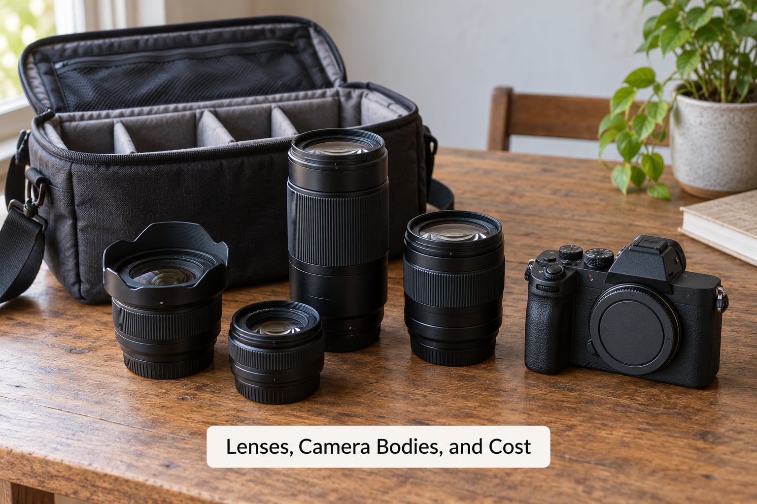 Lenses, Camera Bodies, and Cost