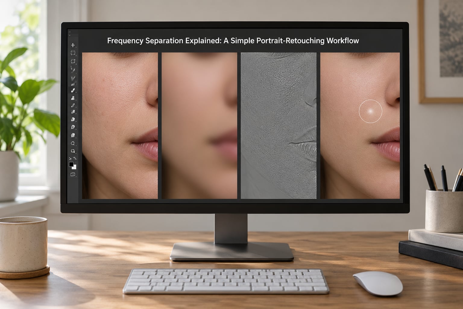 Frequency Separation Explained: A Simple Portrait-Retouching Workflow