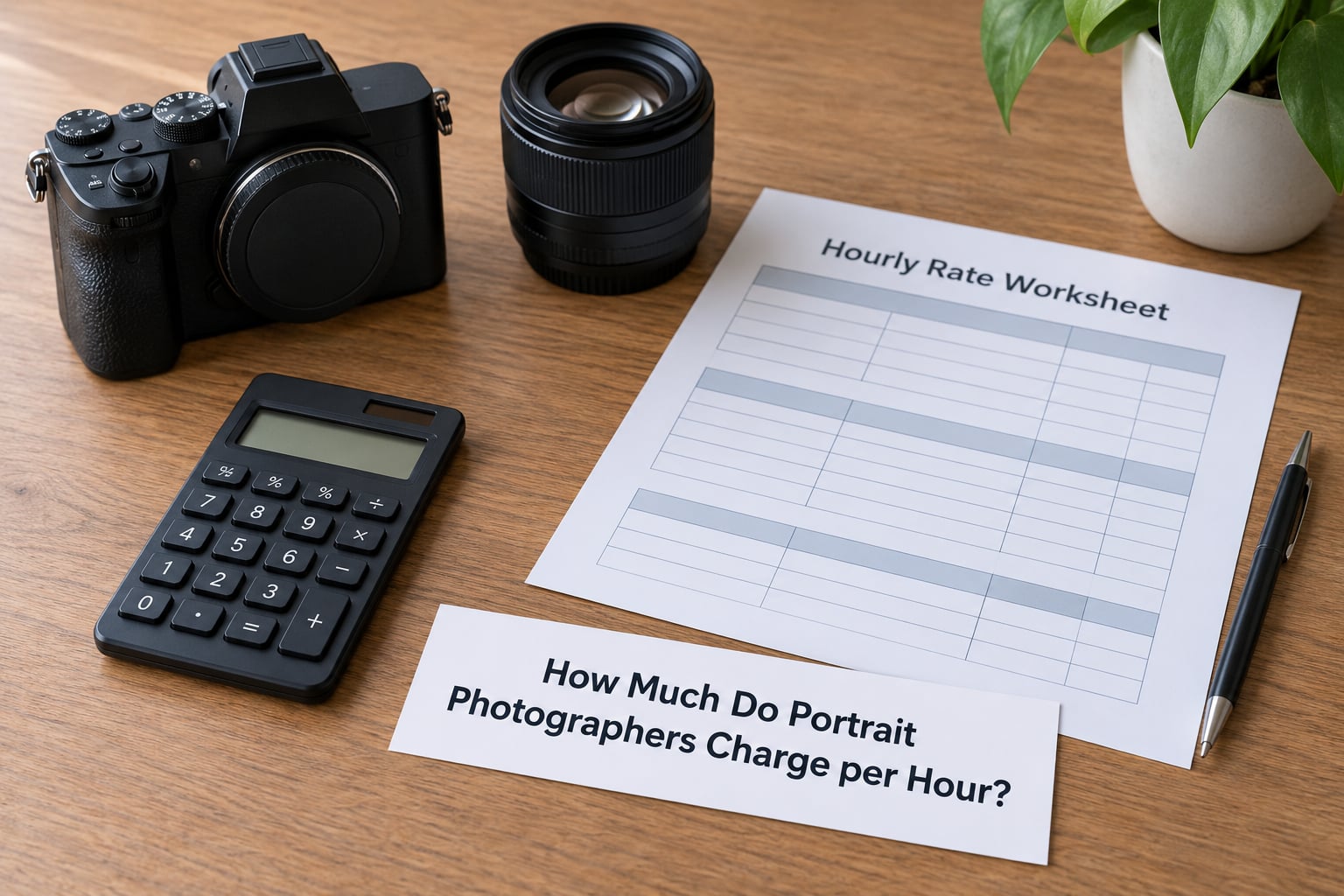 How Much Do Portrait Photographers Charge per Hour?
