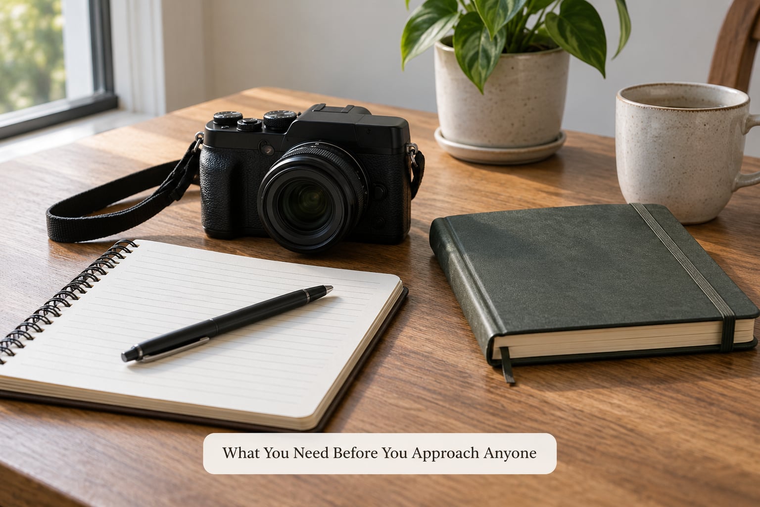 What You Need Before You Approach Anyone