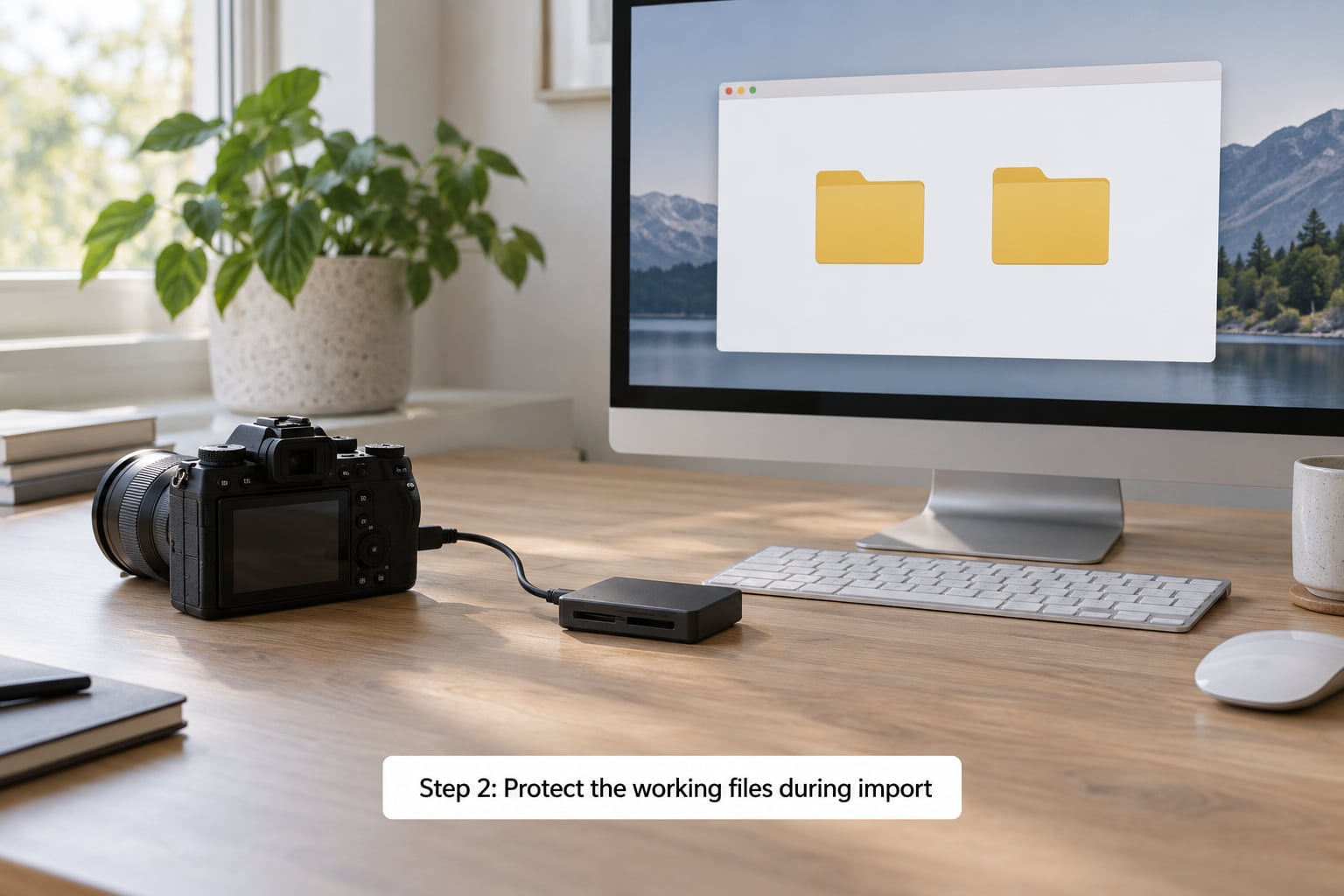 Step 2: Protect the working files during import