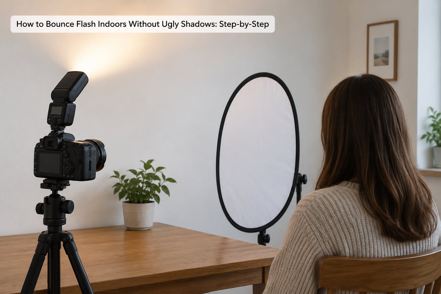 How to Bounce Flash Indoors Without Ugly Shadows: Step-by-Step