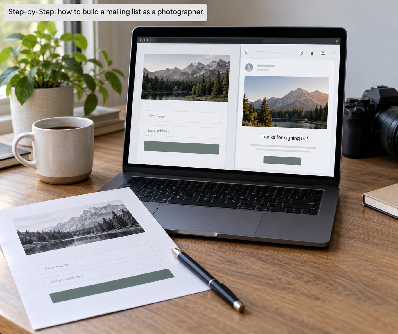 Step-by-Step: how to build a mailing list as a photographer