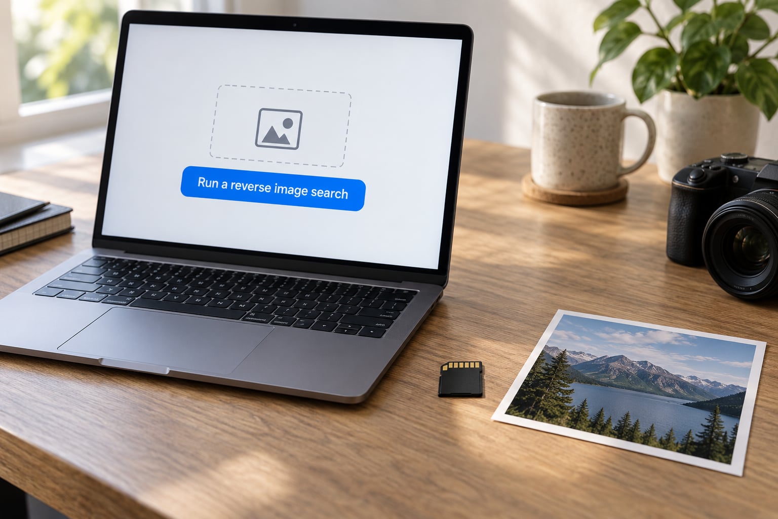 Run a reverse image search