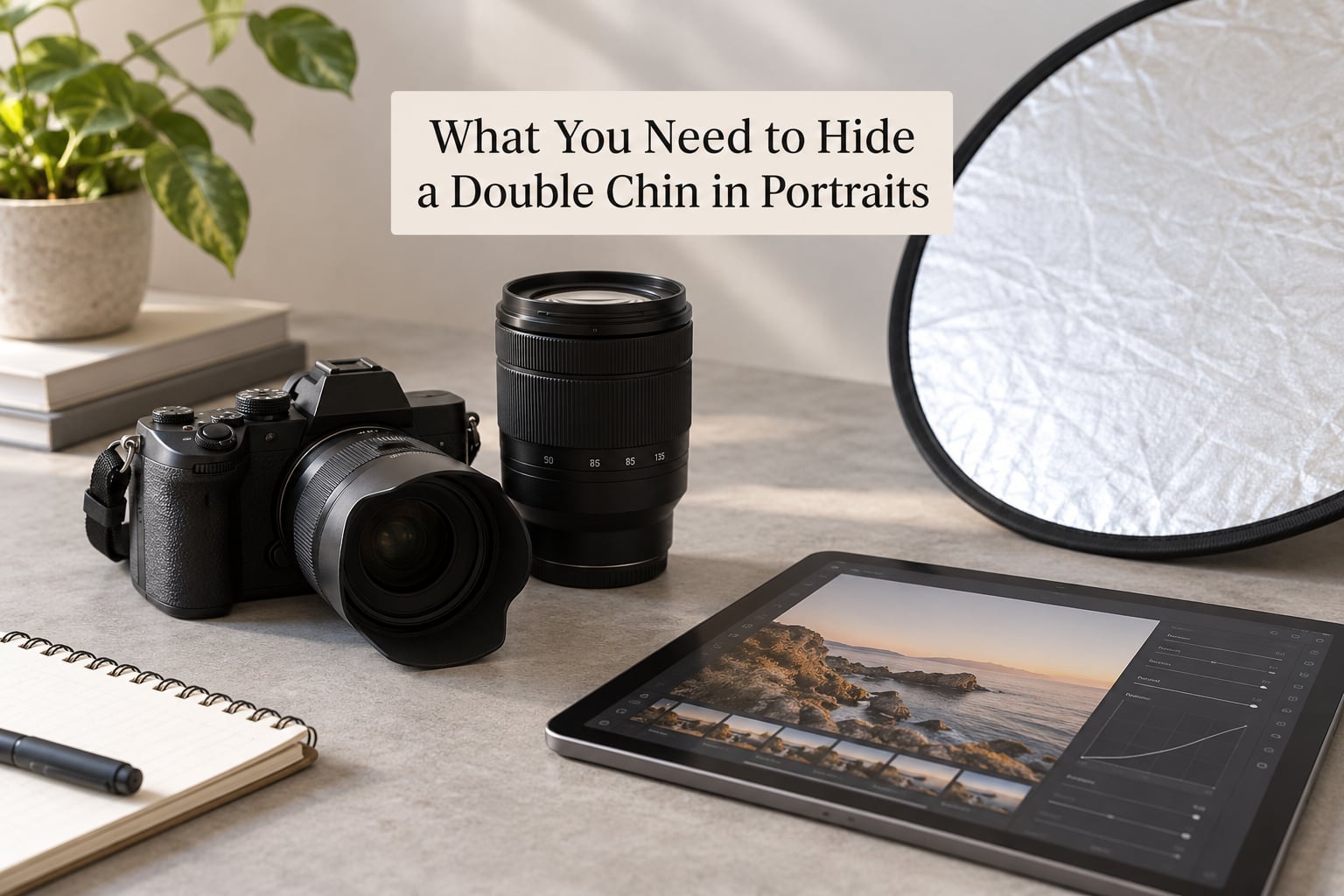 What You Need to Hide a Double Chin in Portraits