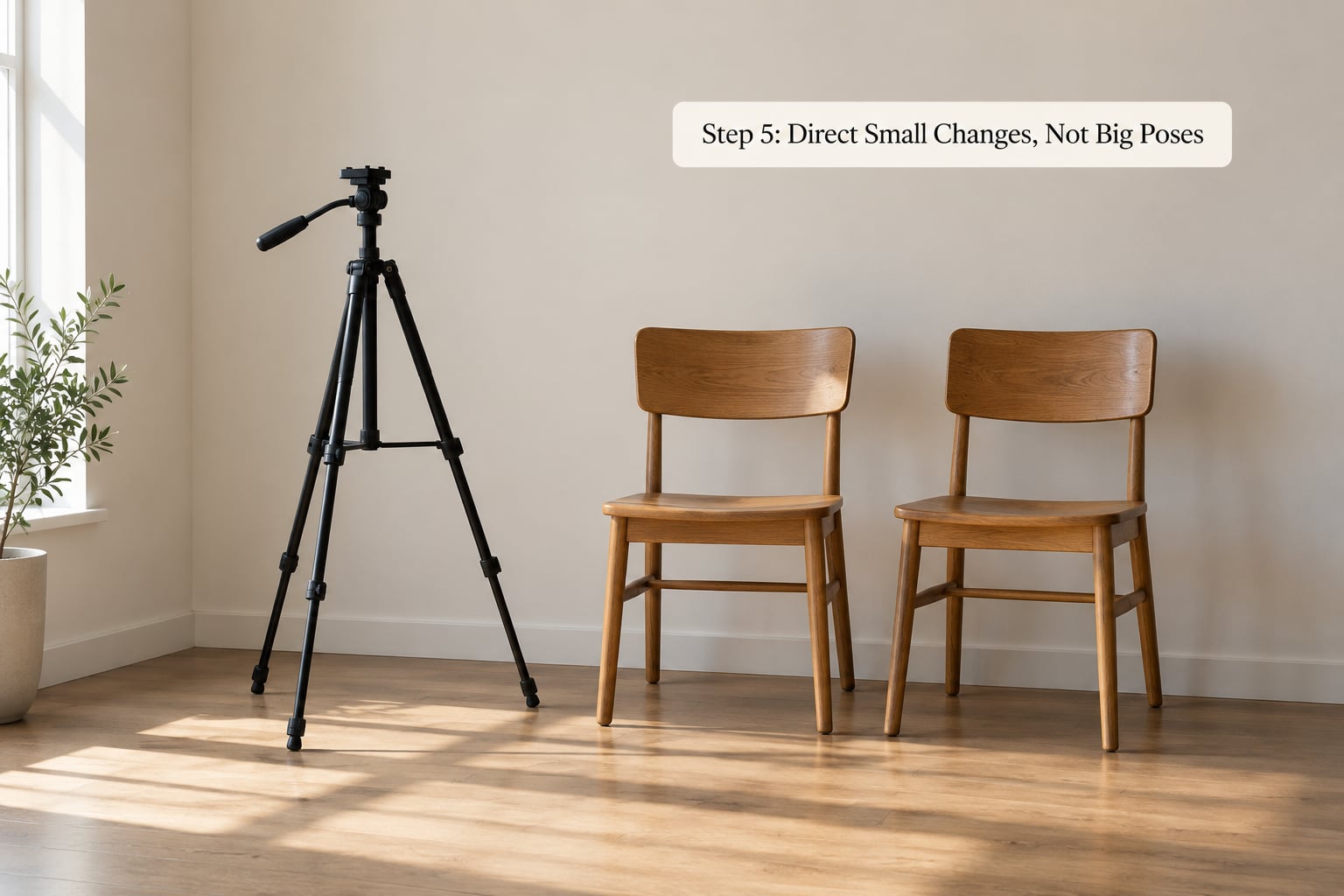 Step 5: Direct Small Changes, Not Big Poses