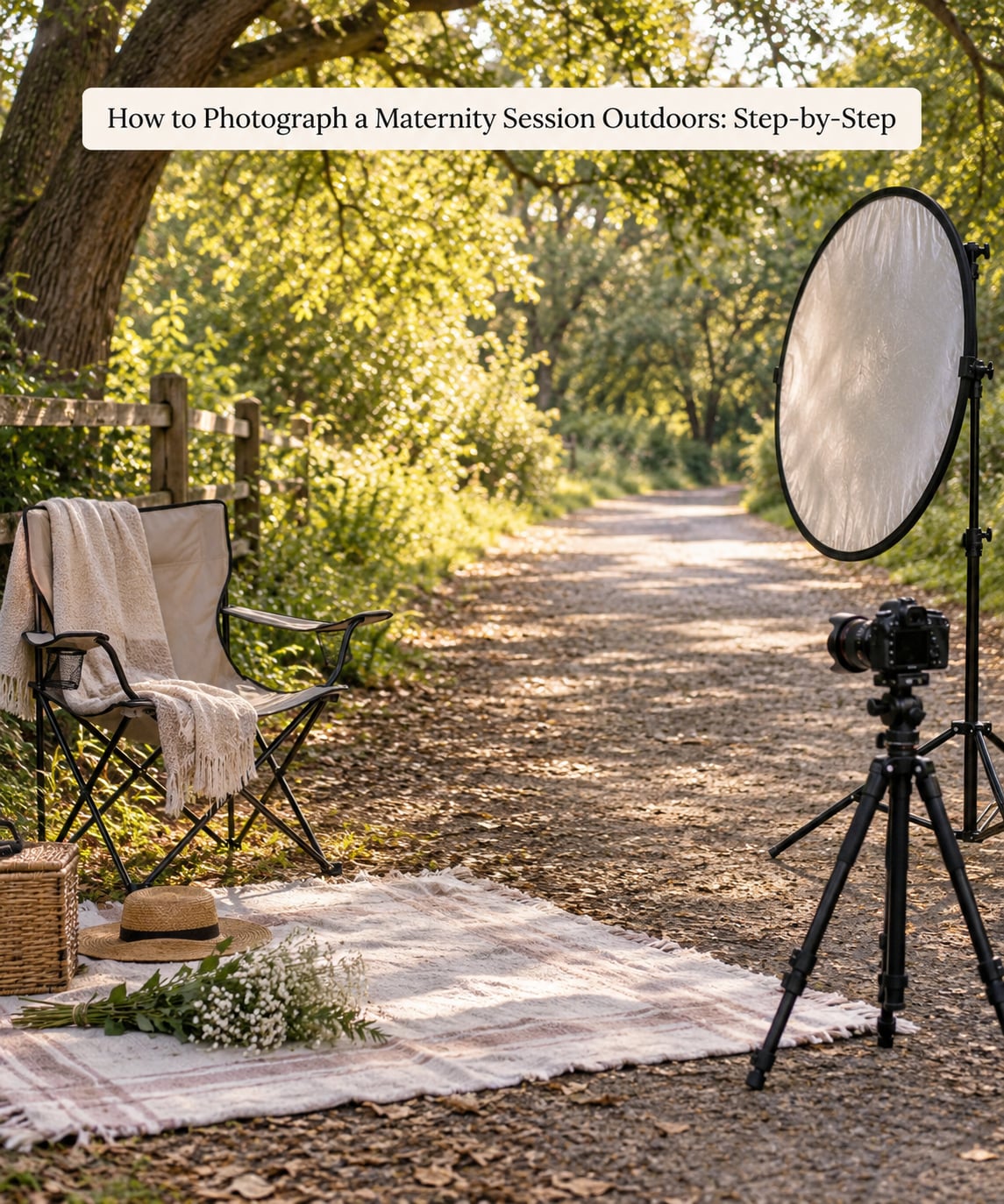 How to Photograph a Maternity Session Outdoors: Step-by-Step
