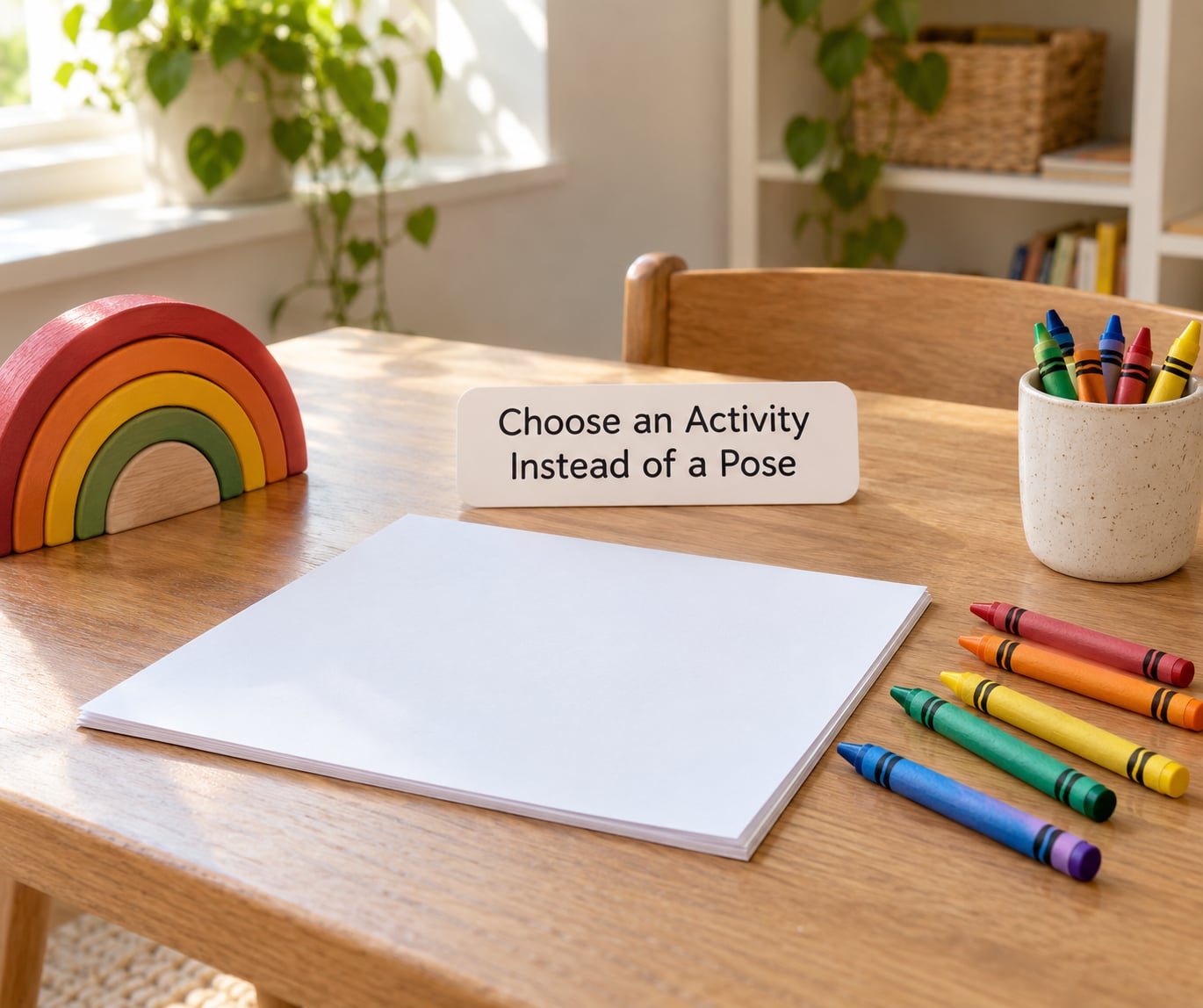 Choose an Activity Instead of a Pose