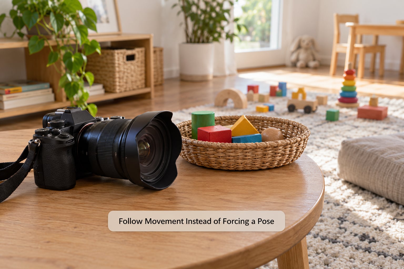 Follow Movement Instead of Forcing a Pose