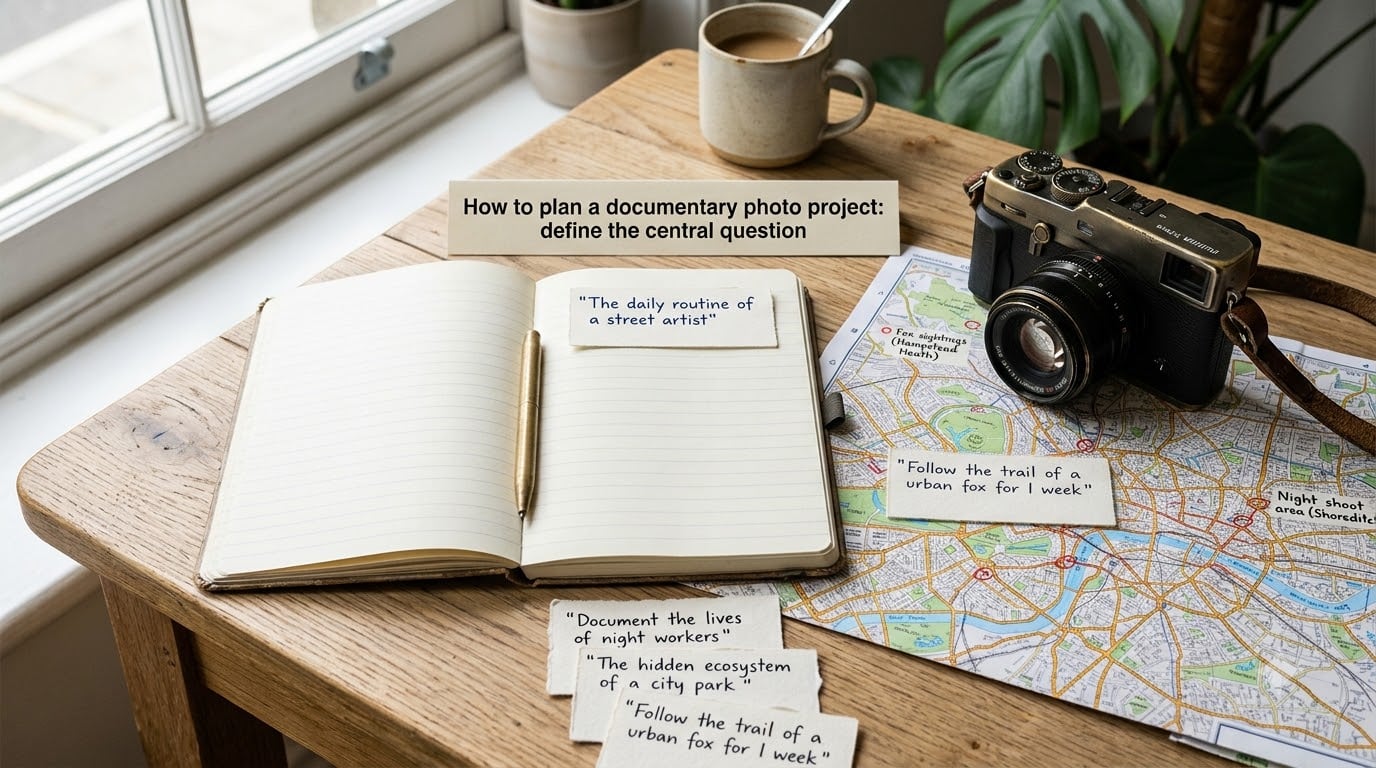 How to plan a documentary photo project: define the central question