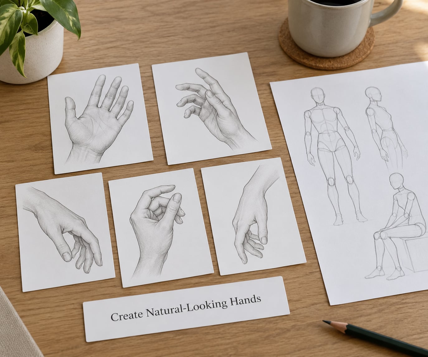 Create Natural-Looking Hands