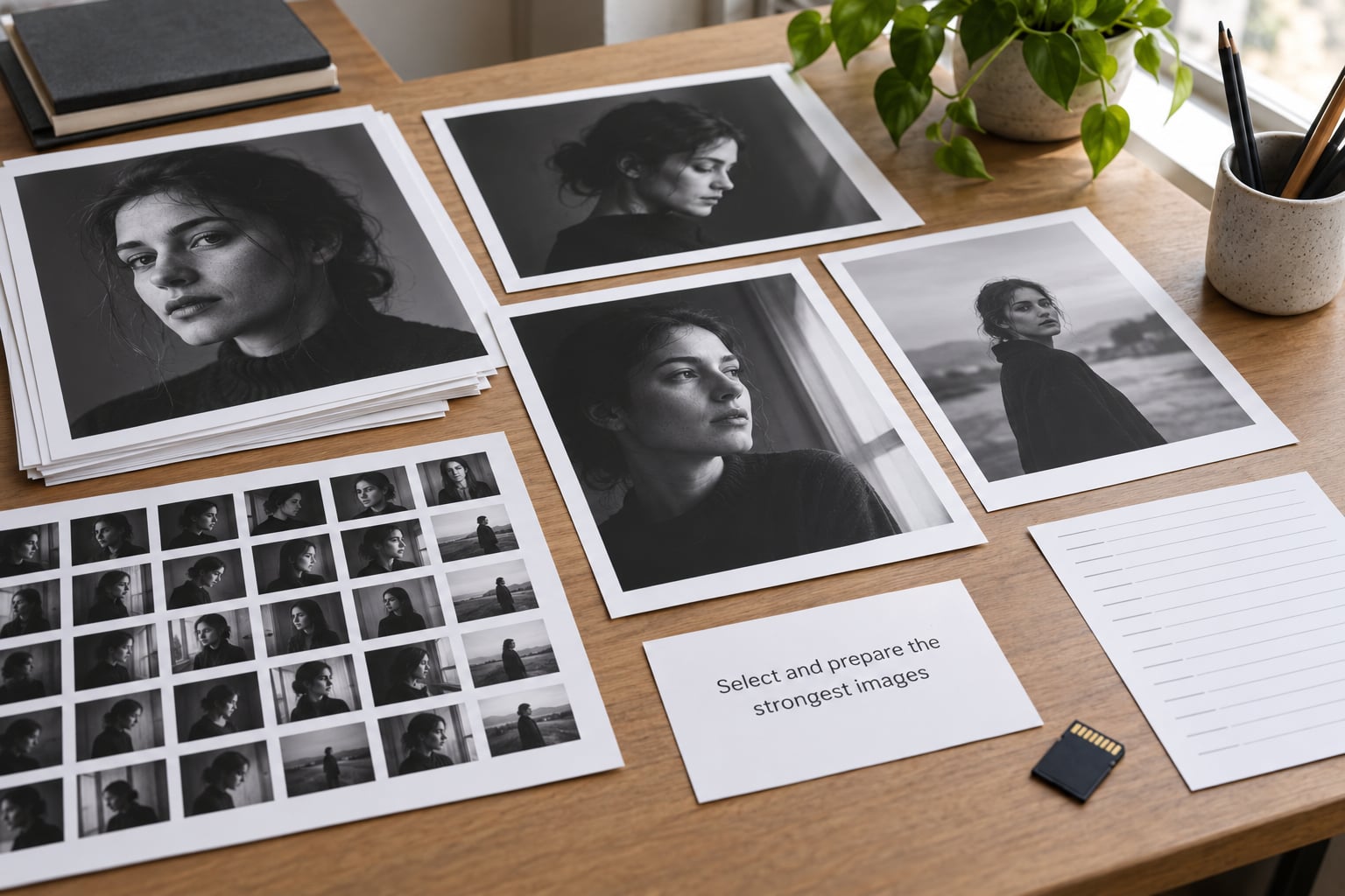 Select and prepare the strongest images