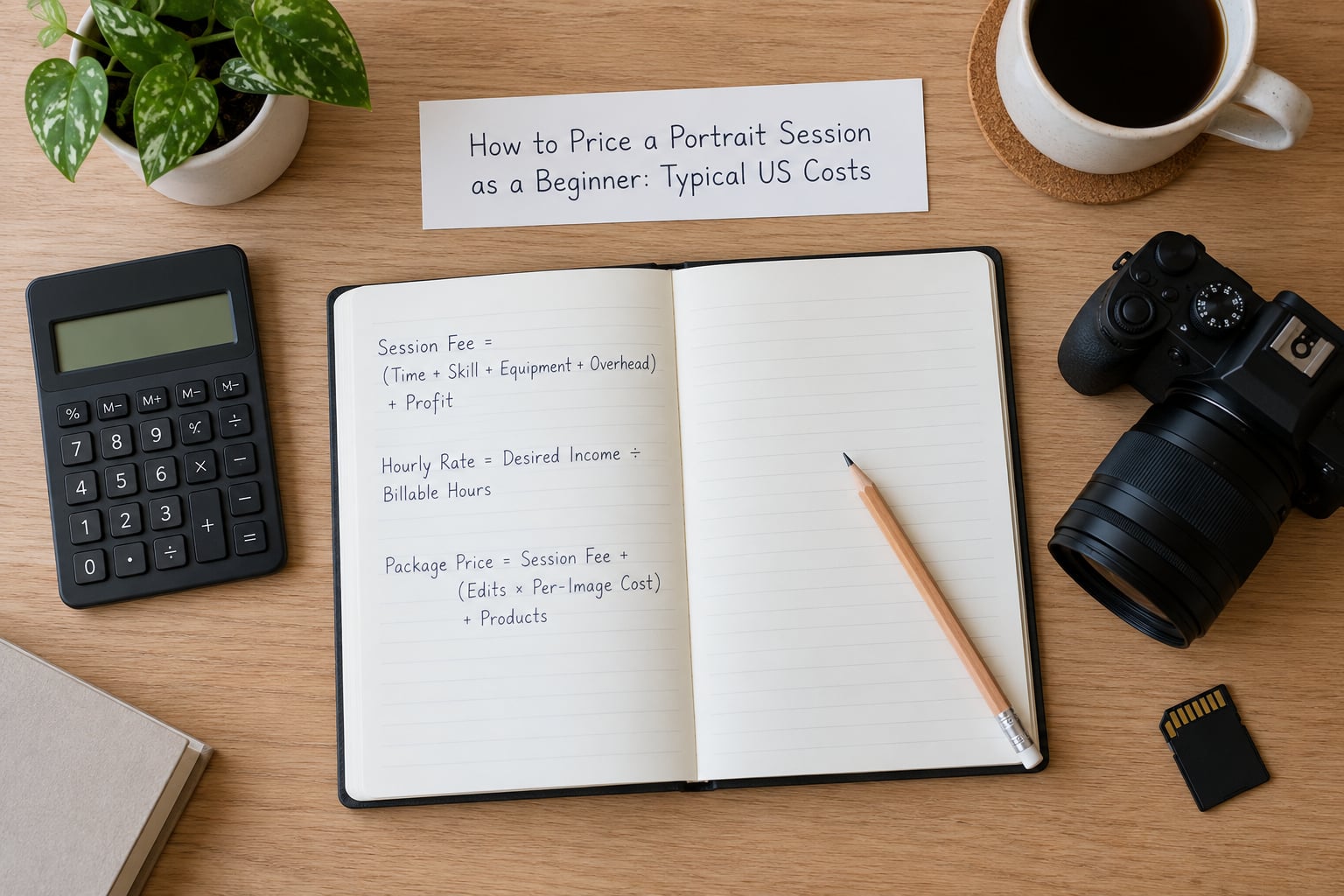 How to Price a Portrait Session as a Beginner: Typical US Costs