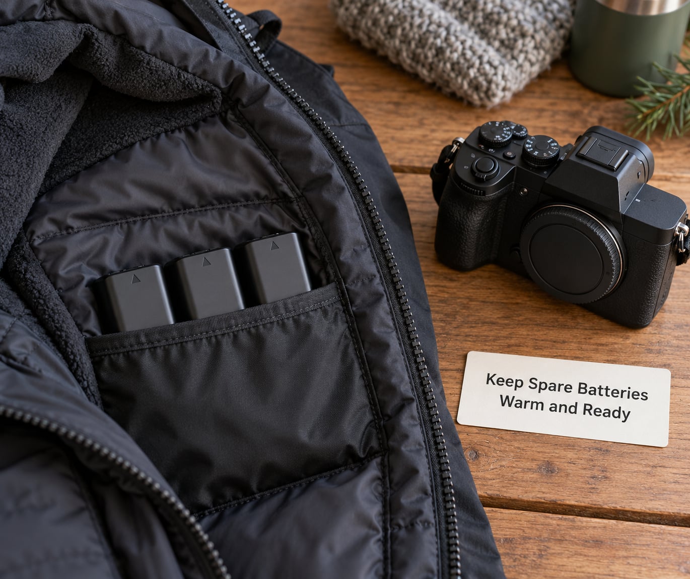 Keep Spare Batteries Warm and Ready