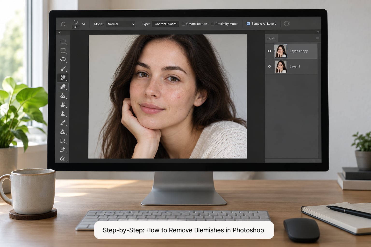 Step-by-Step: How to Remove Blemishes in Photoshop