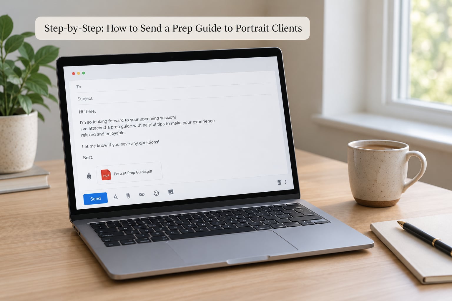 Step-by-Step: How to Send a Prep Guide to Portrait Clients