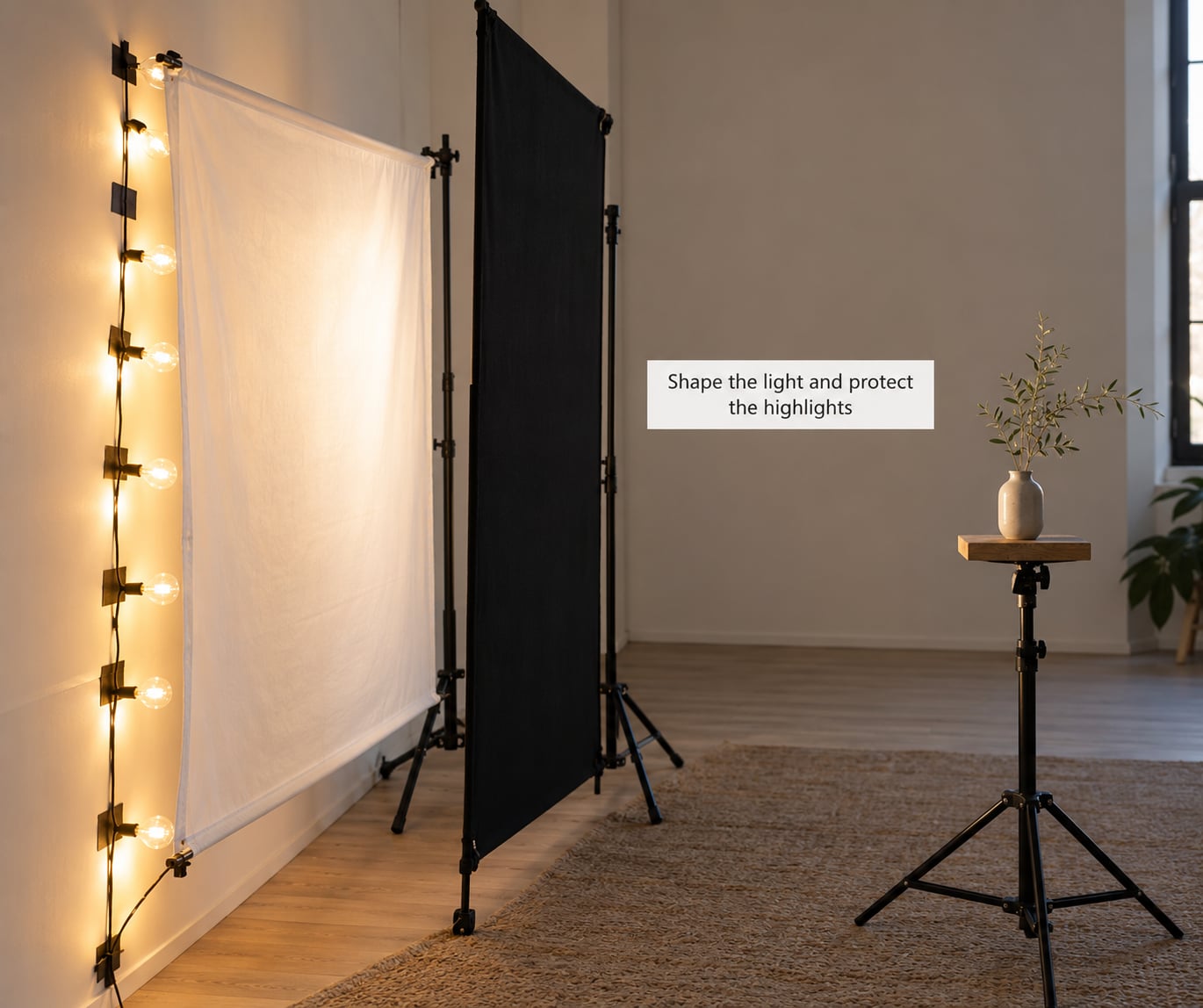 Shape the light and protect the highlights