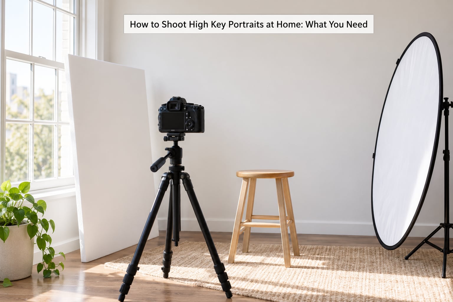 How to Shoot High Key Portraits at Home: What You Need