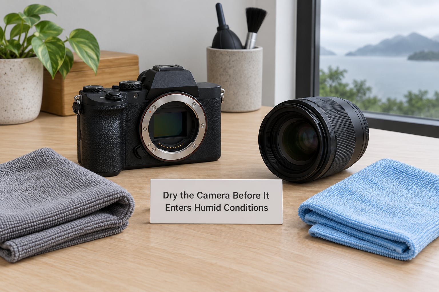 Dry the Camera Before It Enters Humid Conditions