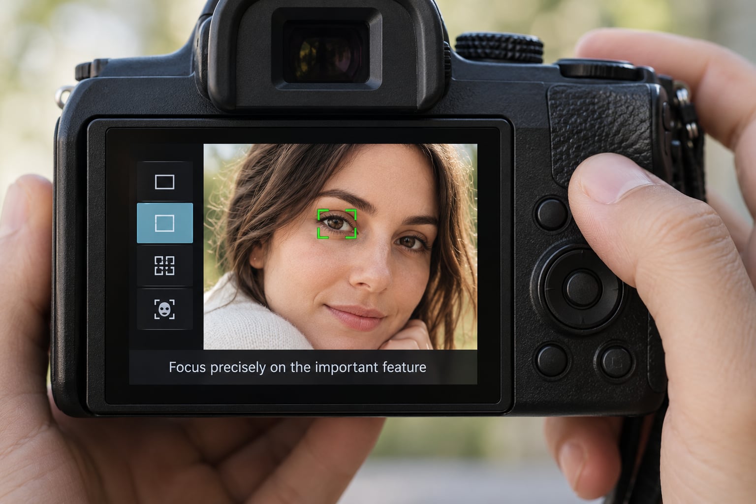 Focus precisely on the important feature