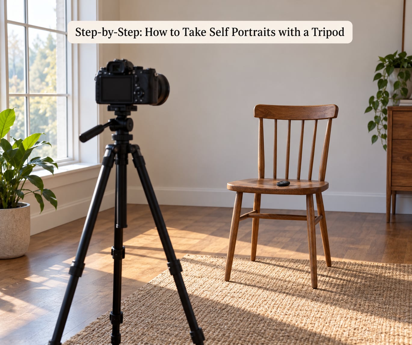 Step-by-Step: How to Take Self Portraits with a Tripod
