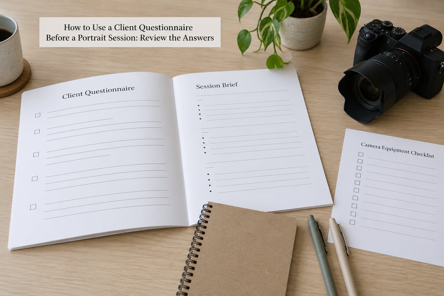 How to Use a Client Questionnaire Before a Portrait Session: Review the Answers