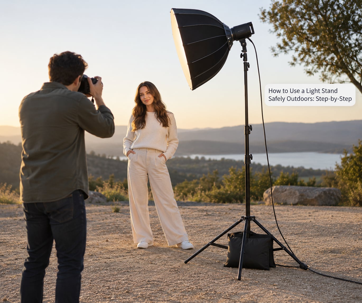 How to Use a Light Stand Safely Outdoors: Step-by-Step
