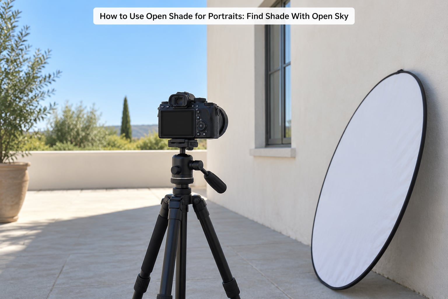 How to Use Open Shade for Portraits: Find Shade With Open Sky