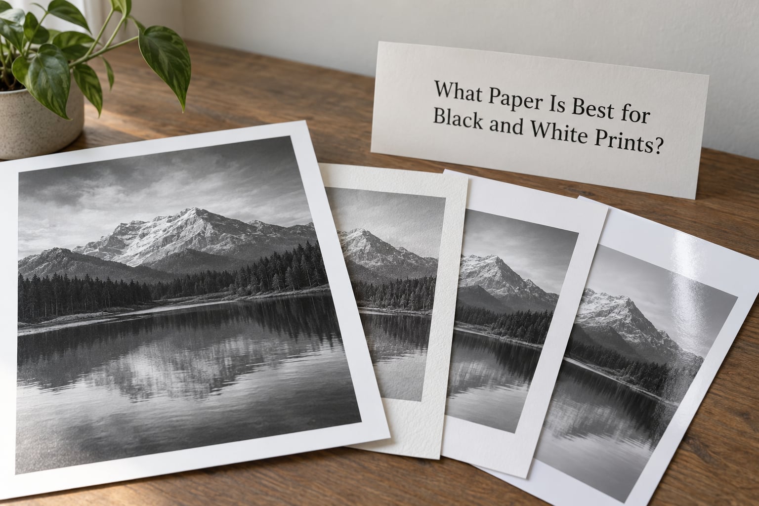 What Paper Is Best for Black and White Prints?