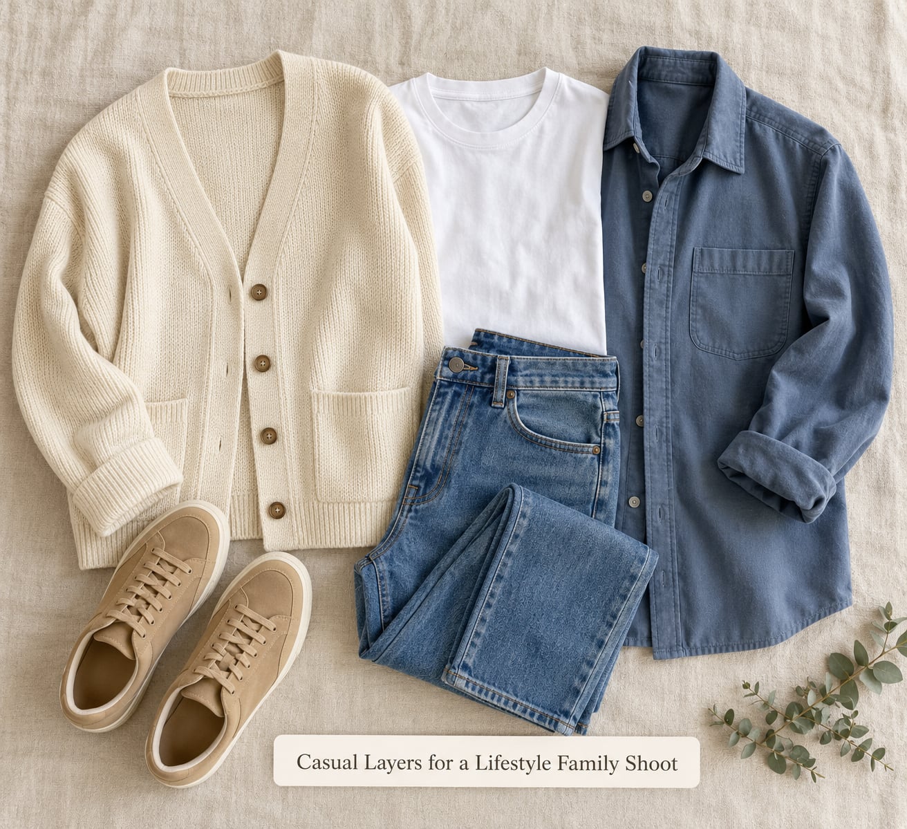 Casual Layers for a Lifestyle Family Shoot